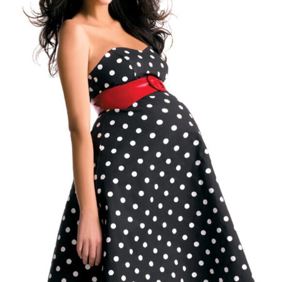 Wedding Prom Dress XL Rockabilly Lolita 50s Strapless or w Straps XL - Picture 3 of 13